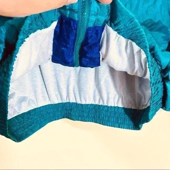 Wilson Advantage Vintage “80’s” Style Bomber Windbreaker Zip Lined Jacket Size L - Picture 9 of 16